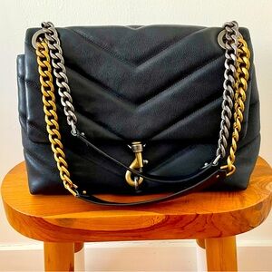 Rebecca Minkoff Edie Crossbody Bag with Mixed Metal Straps